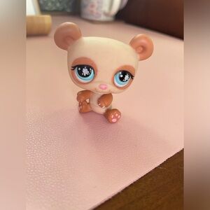 Tan and clay coloured panda littlest pet shop